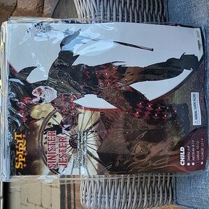 Costume Halloween.Sinister Jester.